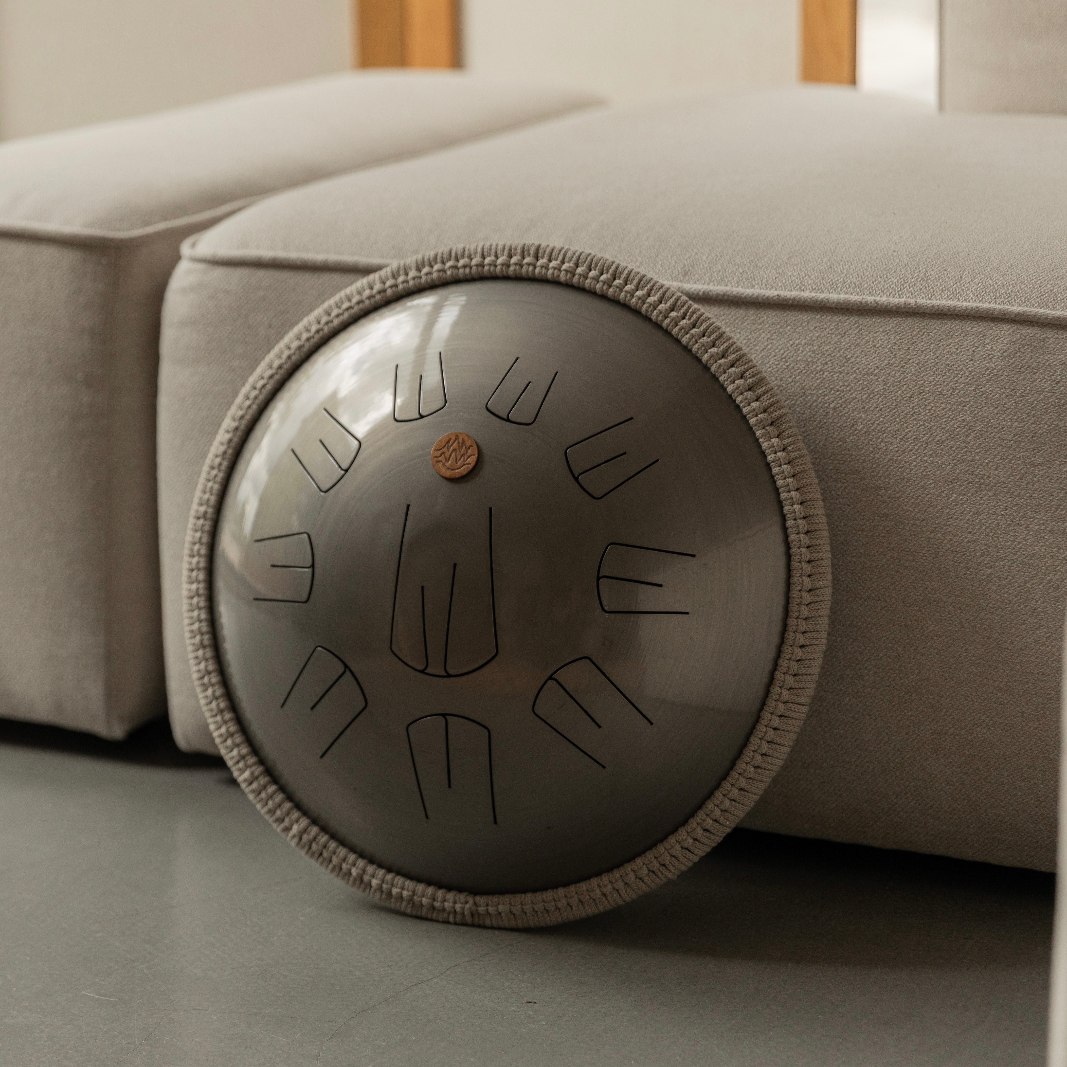 TONGUE DRUM 16" (40cm) - EMBER 10: Silver Flame