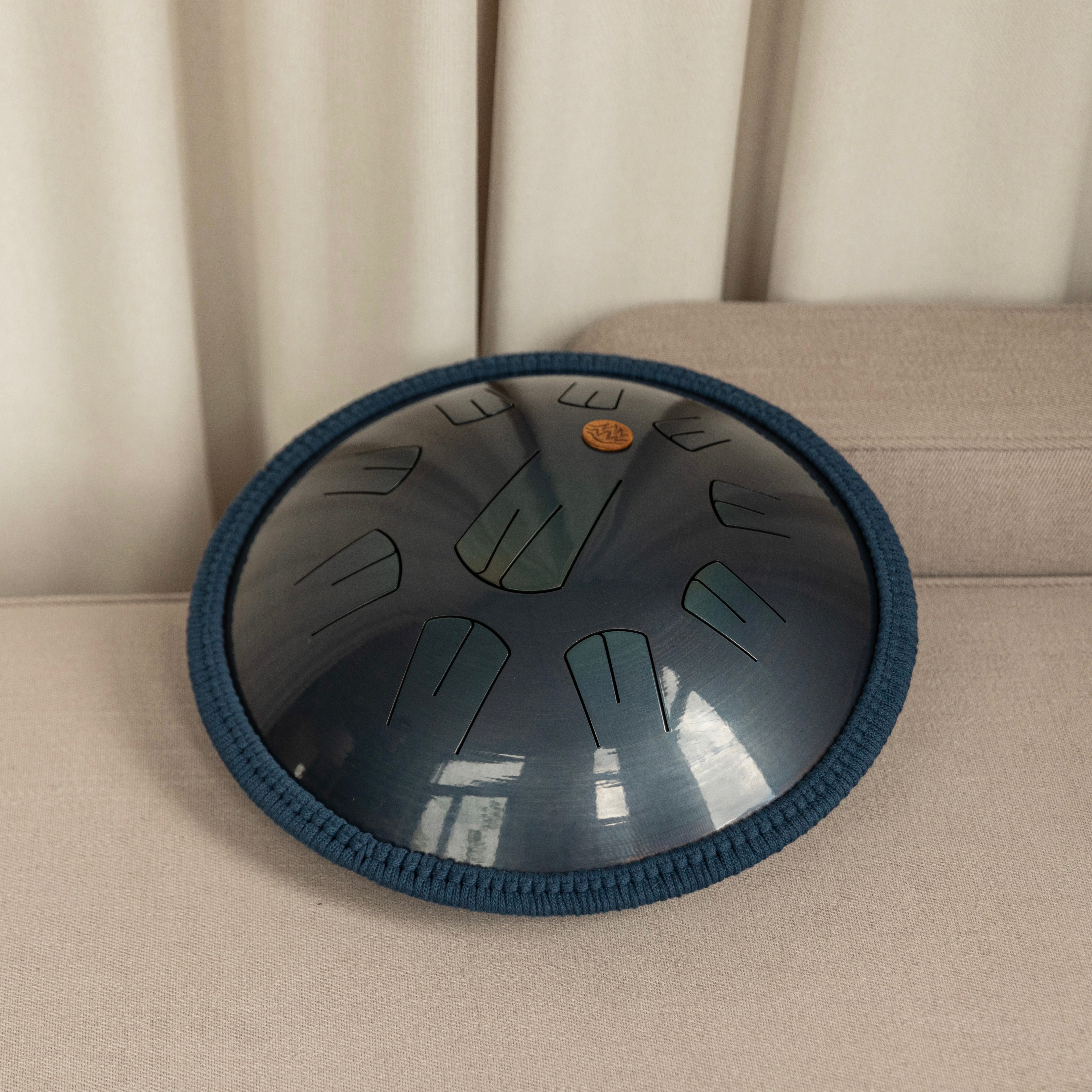 TONGUE DRUM 16" (40cm) - EMBER 10: Ocean Steel