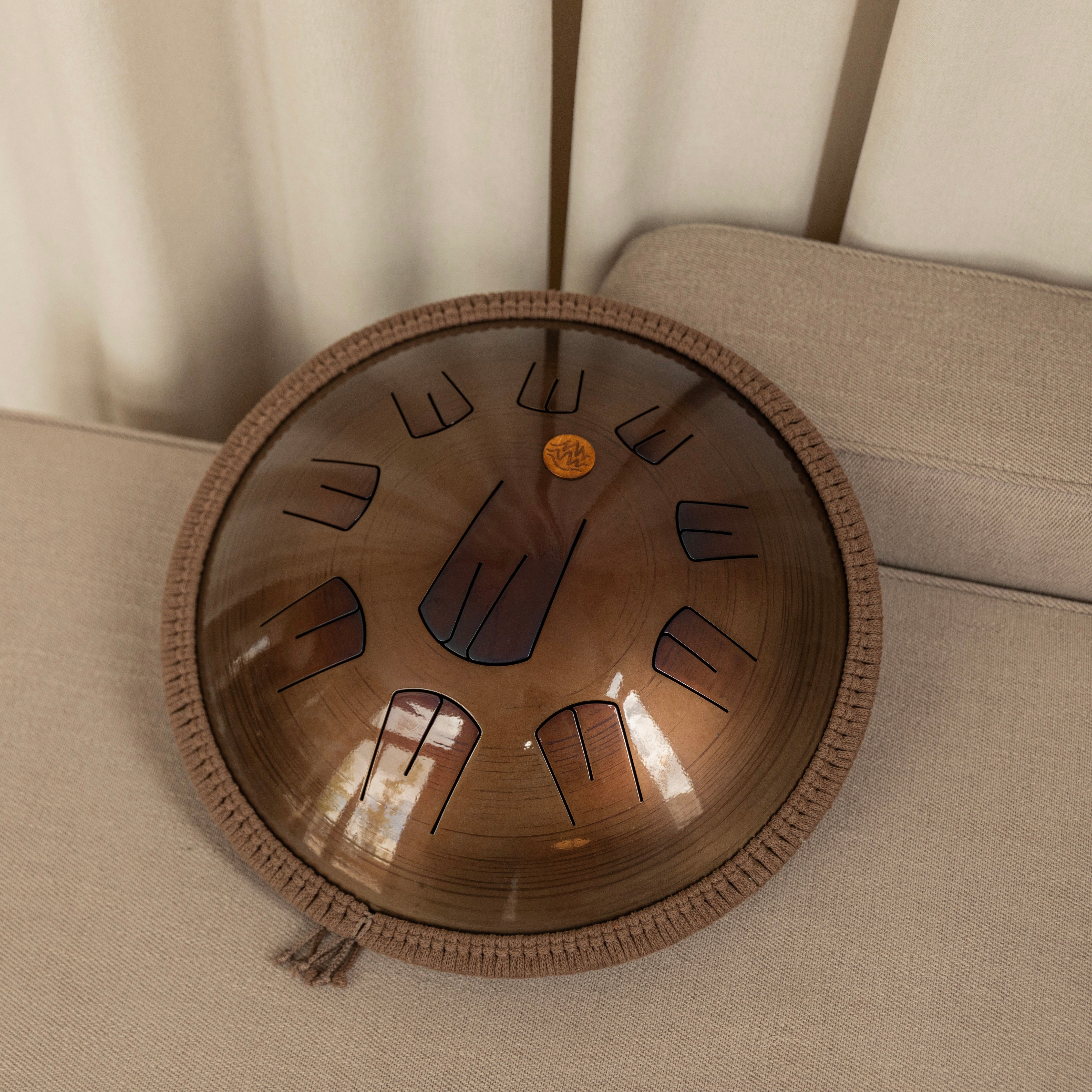 STEEL TONGUE DRUM - EMBER: Golden Amber