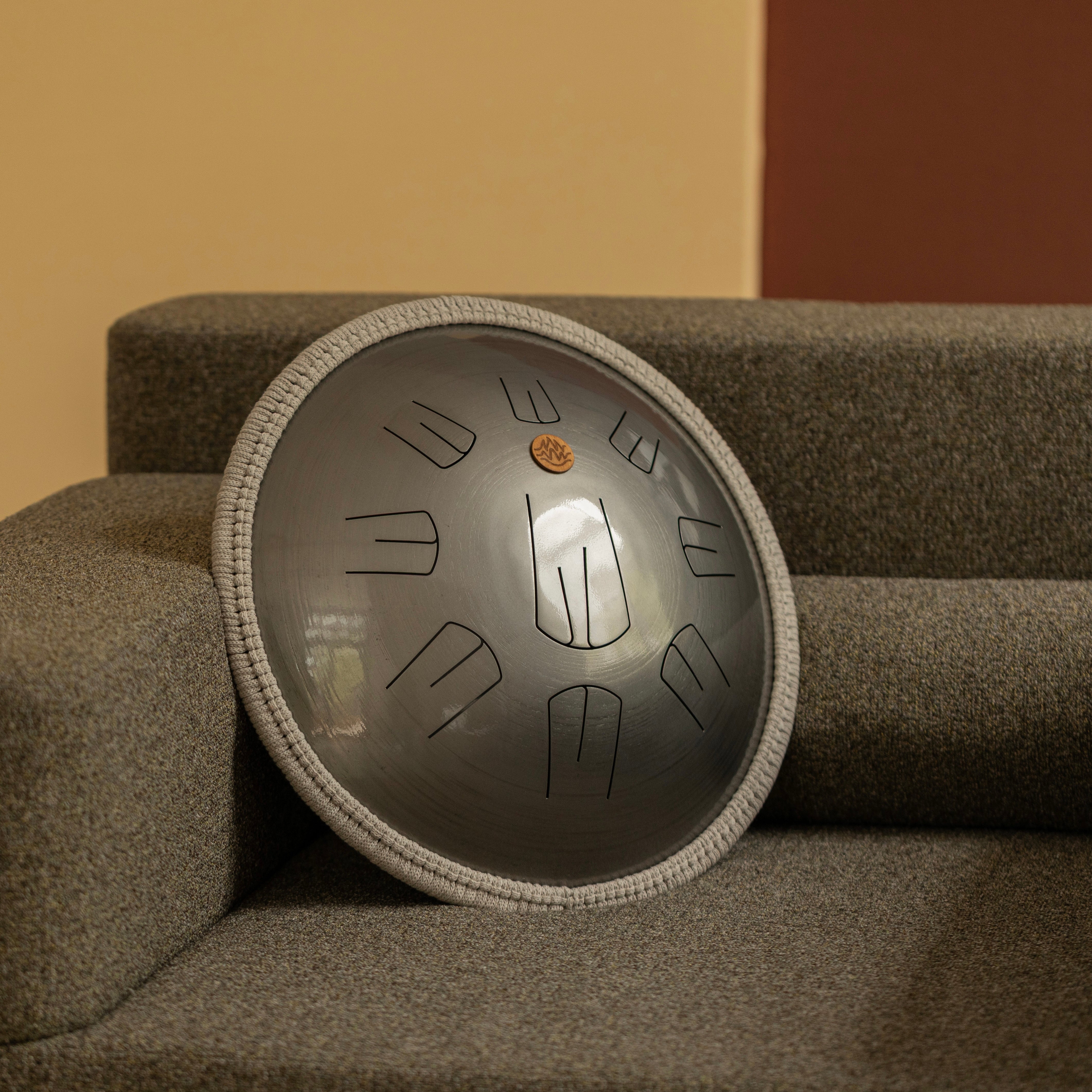 TONGUE DRUM 16" (40cm) - EMBER 9: Silver Flame