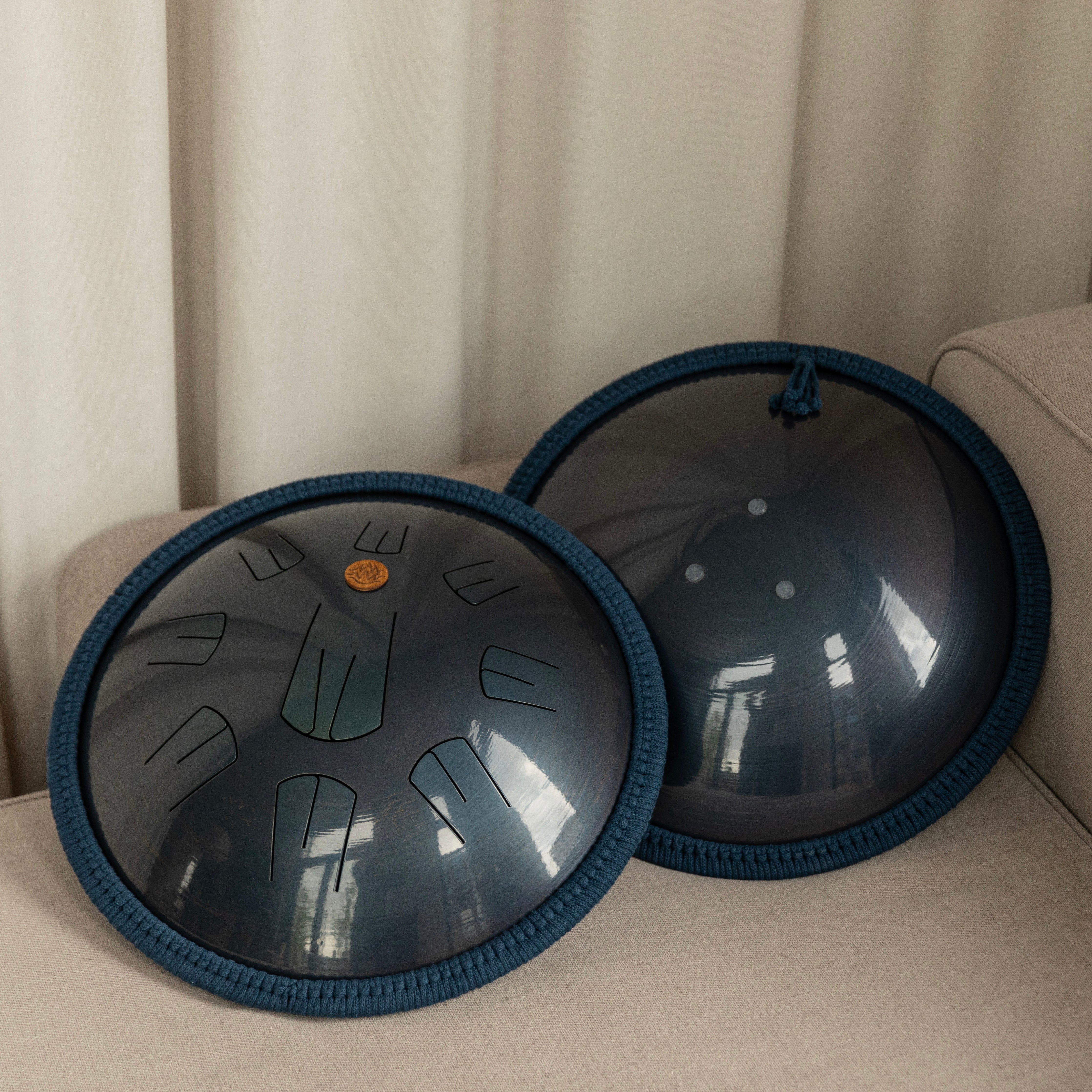 TONGUE DRUM 16" (40cm) - EMBER 9: Ocean Steel