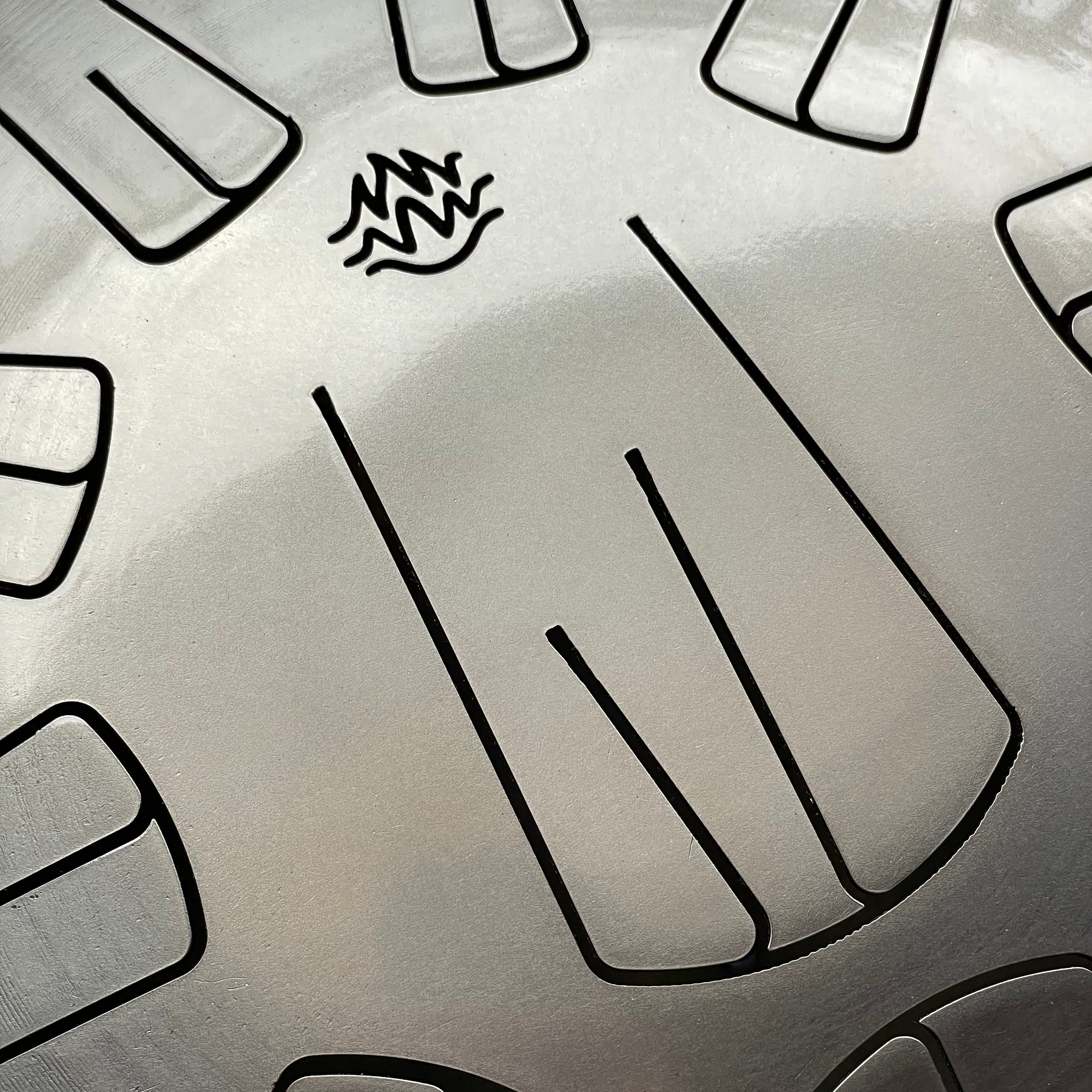 STEEL TONGUE DRUM SPARK: Silver Flame