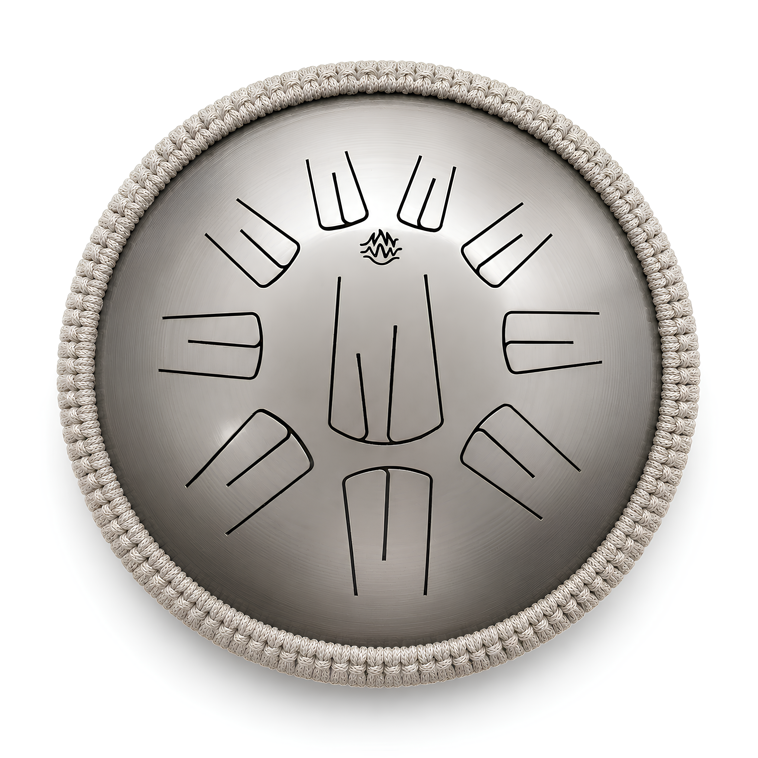 STEEL TONGUE DRUM SPARK: Silver Flame