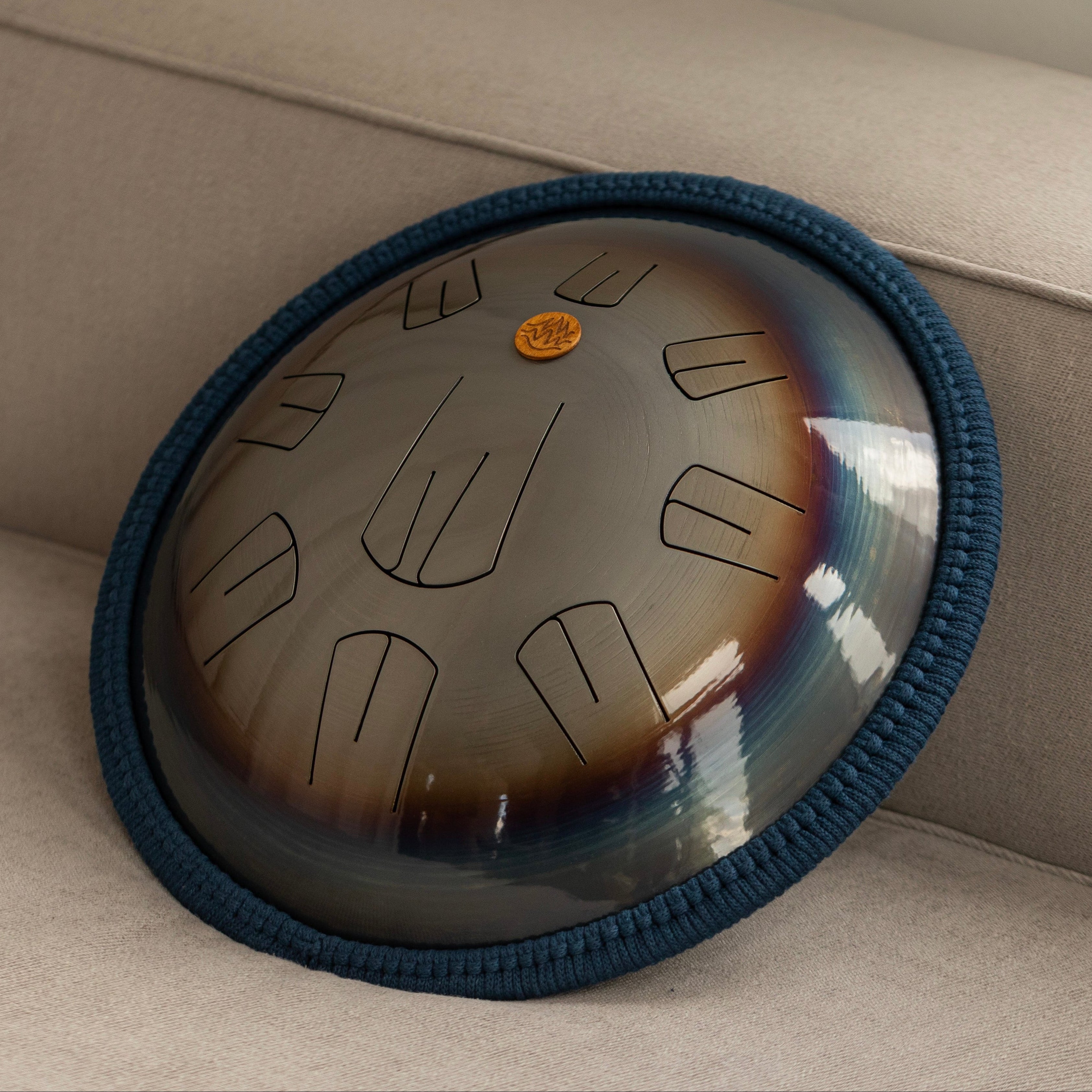 TONGUE DRUM 16" (40cm) - EMBER 9: Rainbow Glow